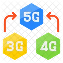 5 G Signal Transfer  Icon
