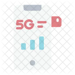 5 G Sim Card  Icon