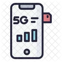 5 G SIM Karte Telefon SIM 5 G Symbol