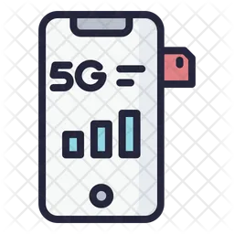 5G SIM-Karte  Symbol