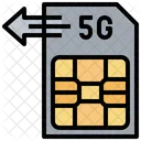 5G SIM-Karte  Symbol