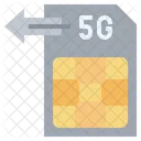 5G SIM-Karte  Symbol