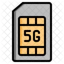 5G SIM-Karte  Symbol