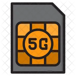 5G SIM-Karte  Symbol