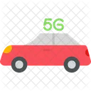 5 G Smart Car  Icon