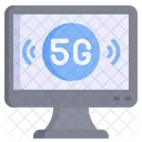 Smart Tv Wifi Signal Internet Icon