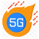 5 G Speed  Icon