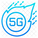 5 G Speed  Icon