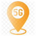 5 G Standort  Symbol