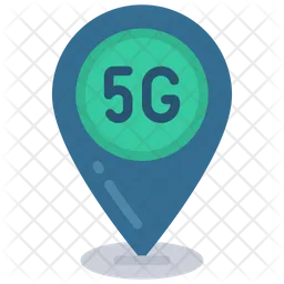 5 G Standort  Symbol