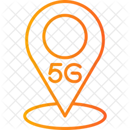 5 G Standort  Symbol