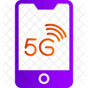 Teléfono 5G  Icono