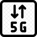 Transferência de dados 5G  Ícone