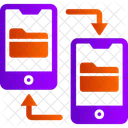 Transferência de arquivos 5G  Ícone