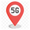 Ubicación 5G  Icono