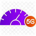 Velocidad de Internet 5G  Icono