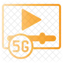 Video 5 G Live Streaming Icon