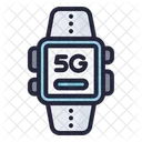 5 G Watch Smart Watch Smart Clock Icon