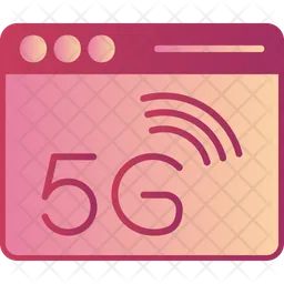 5G 웹페이지  아이콘