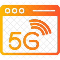 5 G Web Page  Icon