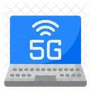 5G WLAN-Signal  Symbol