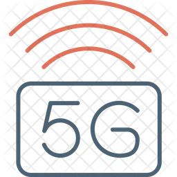 5G WLAN-Signal  Symbol