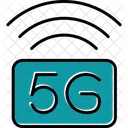 5G WLAN-Signal  Symbol