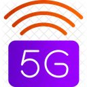 5G WLAN-Signal  Symbol