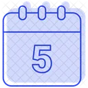 Day Date Calendar Icon