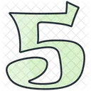 5 Number Numeric Icon