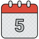 Day Date Calendar Icon