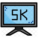 5 K Monitor Monitoring Icon