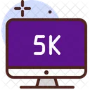 5 K Tv  Icon