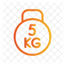 5 Kg Kettebell Fitness Gym Icon