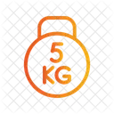 5 Kg Kettenhantel  Symbol