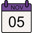 5 November November Day Icône