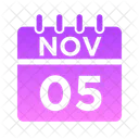 Nov Week Time Icon