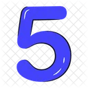 5 Number  Icon