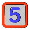 5 Number  Icon