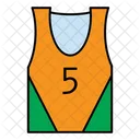 5 Number Jersey  Icon