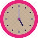 5 Oclock Analog Clock  Icon