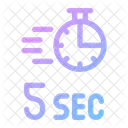 5 seconds  Icon