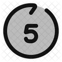 5 Seconds 5 Second Go Forward Sec Icon