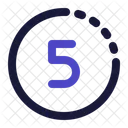 5 Sekunden Timer  Symbol