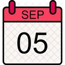 5 September Event Celebration Icon