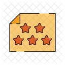 5 Stars Review Feedback Icon