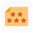 5 Sterne Bewertung  Symbol