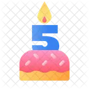 Cake Years 5 Icon