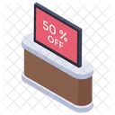 50% de desconto  Ícone