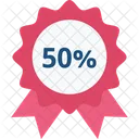 50% de descuento  Icono